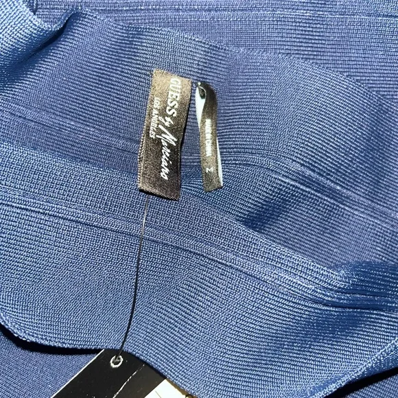 NWT | Guess by Marciano Navy One Shoulder Bandage Dress!! - Picture 6 of 7